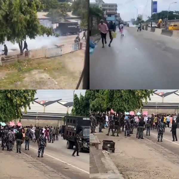 “It’s Time to End Nigeria’s Democratic Dictatorship”- Nigerians React to Harassment of UNILAG Students During Protest