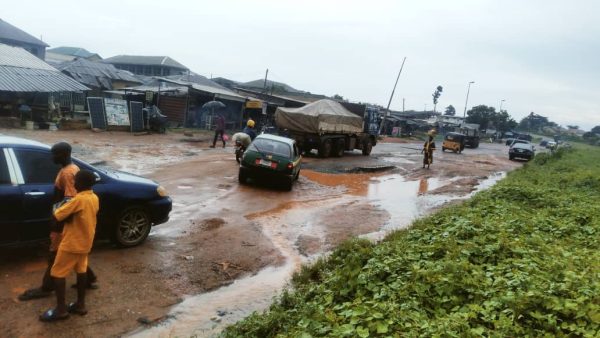 Ogun State Transport Workers Lament Condition of Abeokuta/Ibadan Express Road