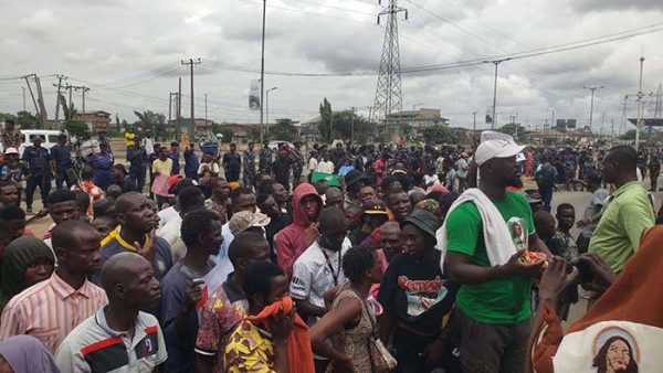 Osun Protesters Clash with Police Over Vehicle Seizure